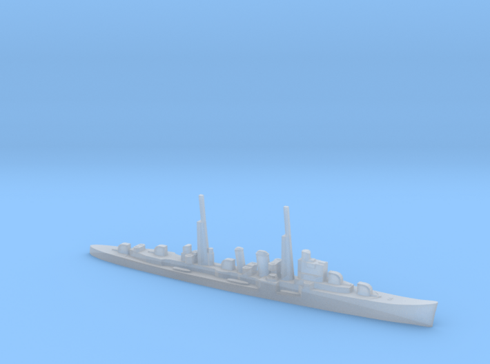 HMS Delhi (masts) 1:1800 WW2 naval cruiser 3d printed