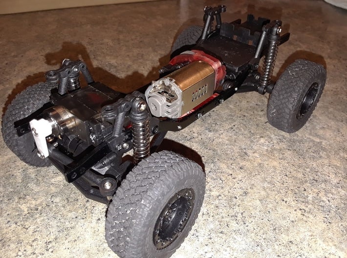 1/24 Barrage conversion to Losi transmission and 1 3d printed 