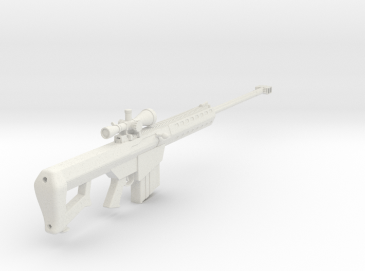 1:6 Miniature Barrett M82A1 Sniper Rifle 3d printed 