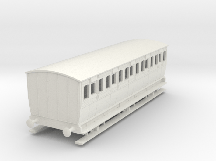 0-87-mgwr-6w-3rd-class-coach 3d printed