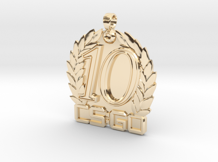 CS:GO - Ten Year Veteran Medallion 3d printed 