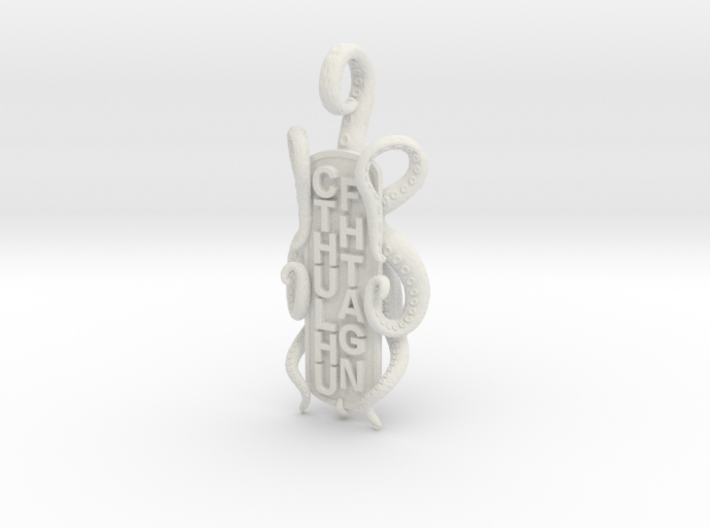 Cthulhu Fhtagn Pendant 3d printed 