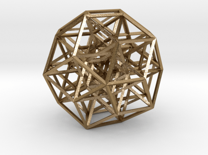 6-cube projected into 3D - square struts 3d printed