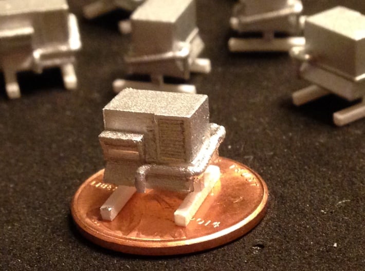 Roof AC 3d printed Roof Top AC Units &quot;Z&quot; scale 