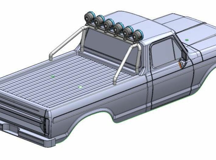 F-150 Roll Bar by Carisma Scale Adventure 3d printed Image shown with optional light set 15011