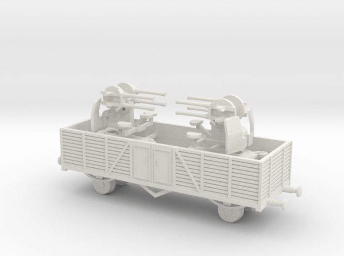 1/144 Reichsbahn Flakwagen 3d printed 