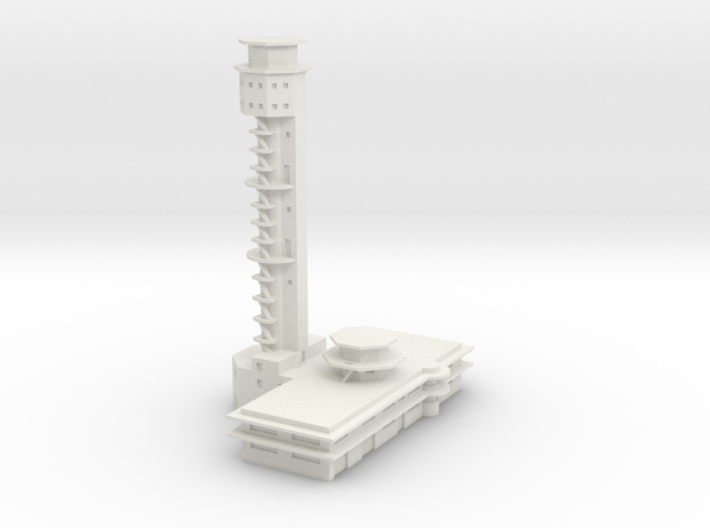 Pearl Harbor Ford Island Tower 3d printed 