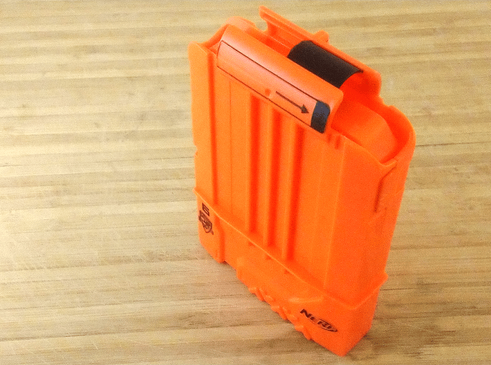 Anti-Jamming Plate (10 Pieces) for Nerf Magazines 3d printed 