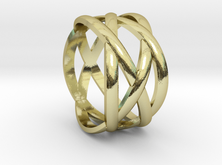 braided fashion ring 3d printed 