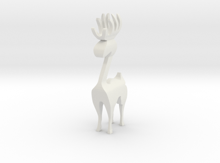 Reindeer figure (scrollsaw/bandsaw) 3d printed 