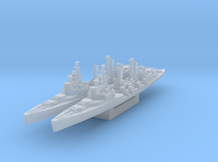 HMS Belfast (Axis &amp; Allies) 3d printed