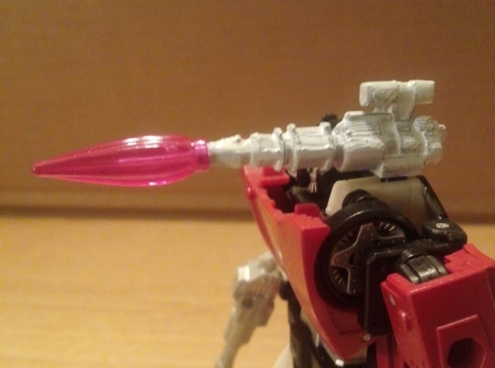 TF WFC Siege Sideswipe Pivoting Shoulder Launcher 3d printed 