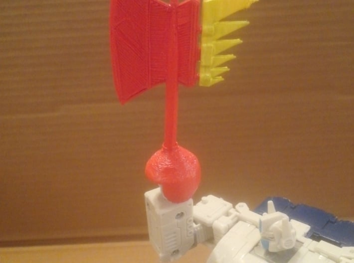 Transformers WFC Siege Axe 3d printed 