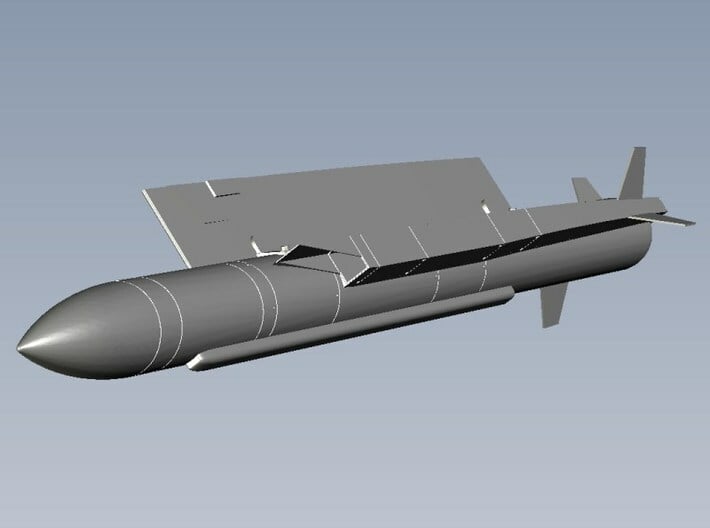 1/144 scale MBDA Aerospatiale ASMP-A missiles x 3 3d printed 