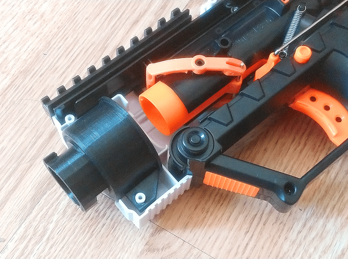 Modulus Barrel Adapter for Nerf Rival Apollo 3d printed 
