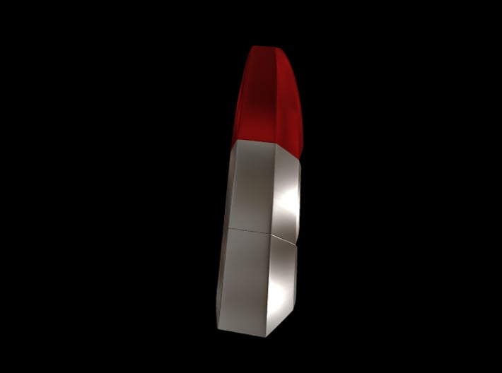 Iron Man Steel Pointer/Ring Finger (Joint 3) 3d printed CG Render (What's highlighted Red will be printed)