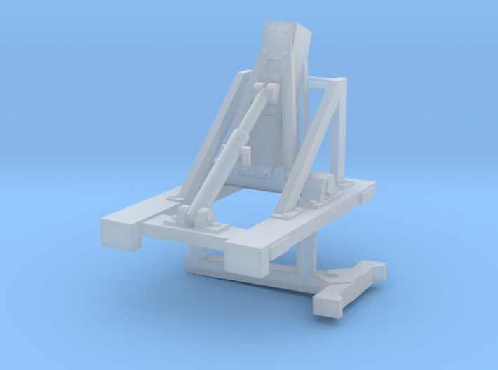 1/87th Lowboy Trailer Boom Stand 3d printed 