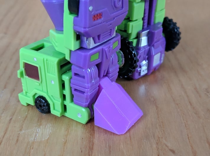 DX9 (MFT) Hulkie heel piece for improved stability 3d printed 