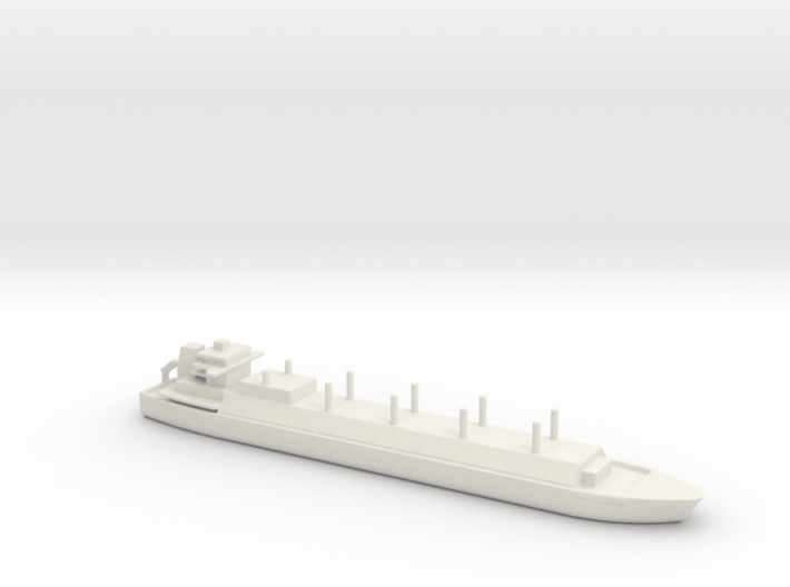 1/2400 Scale LNG Square Tanker 3d printed