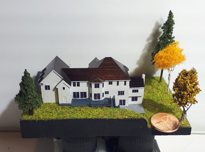 House large 1/400 3d printed 