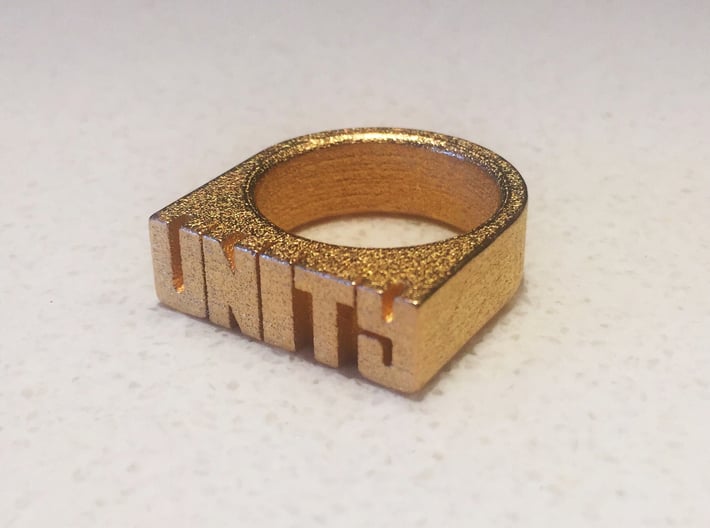 15.7mm Replica Rick James 'Unity' Ring 3d printed