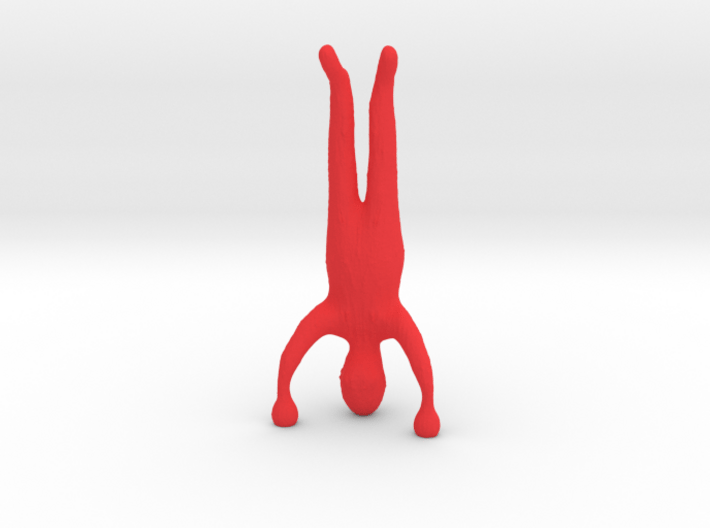 Headstand Man 3d printed
