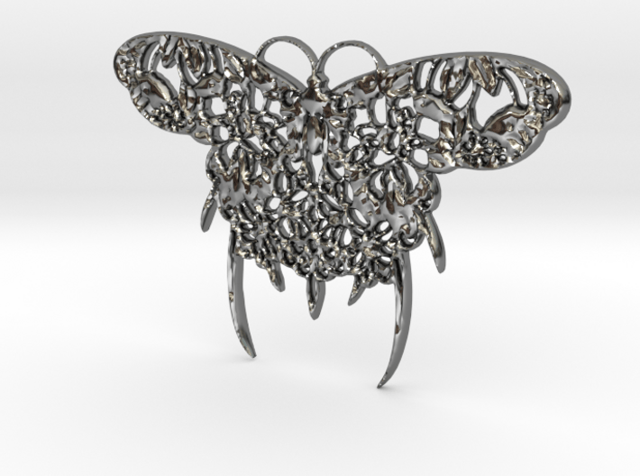 Japanese Butterfly Pendant 3d printed 