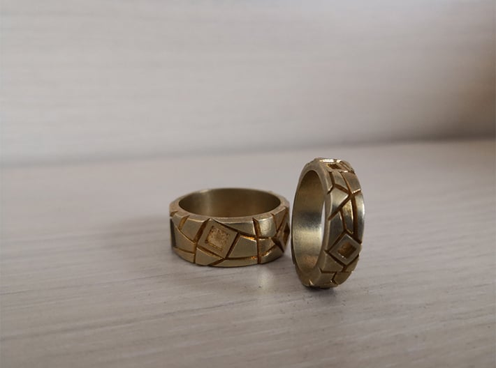 Contemporary Ring 3d printed
