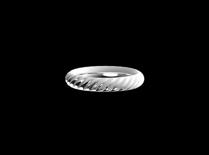 Cresta Nº3 Ring - Size 6 3d printed 