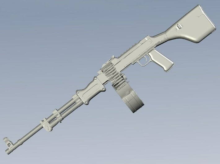 1/16 scale RPD Soviet machineguns x 3 3d printed 