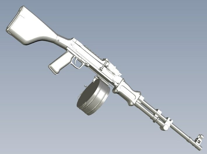 1/16 scale RPD Soviet machineguns x 3 3d printed 