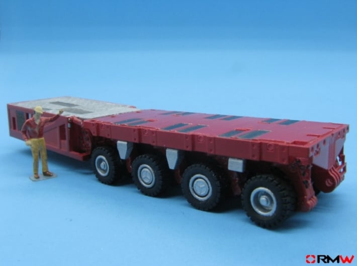 HO/1:87 spmt 4 axles with ppu 3d printed painted & assembled