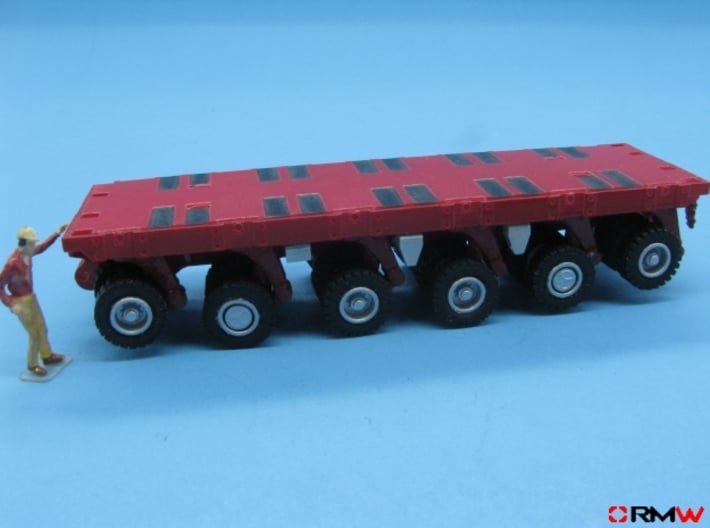 HO/1:87 spmt 6 axle with ppu 3d printed painted & assembled (ppu included)