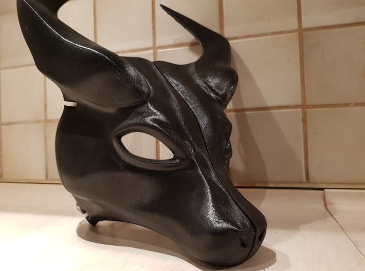 Horned Mask 3d printed Homemade Prototype