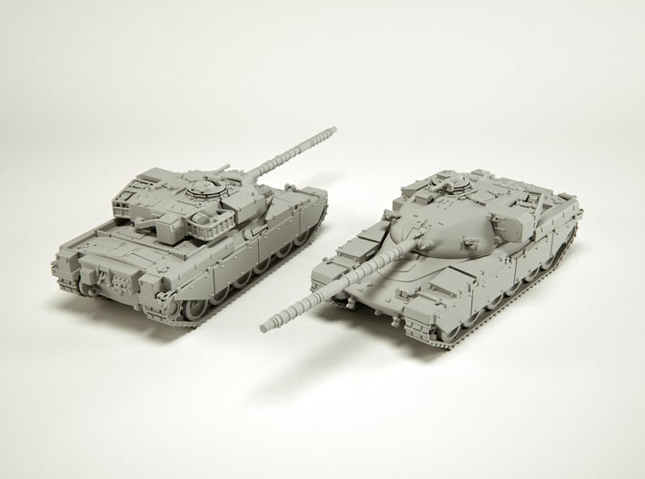 Main Battle Tank Chieftain MK6 Scale: 1:200 3d printed 
