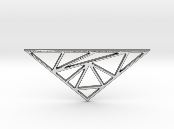Triangle Statement Pendant 3d printed 