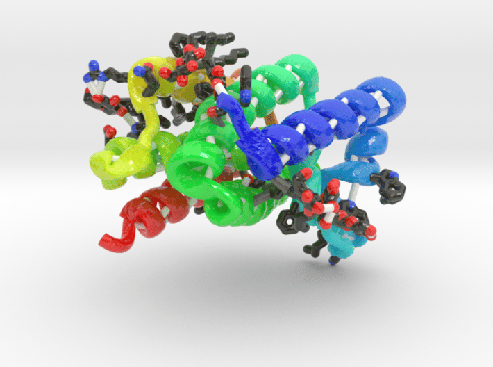 Rhomboid Protease GlpG (Large) 3d printed