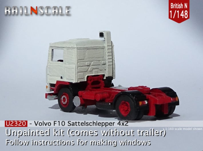 Volvo F10 4x2 tractor (British N 1:148) 3d printed 