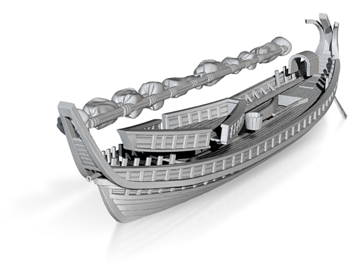 Byzantine Ship final 3d printed