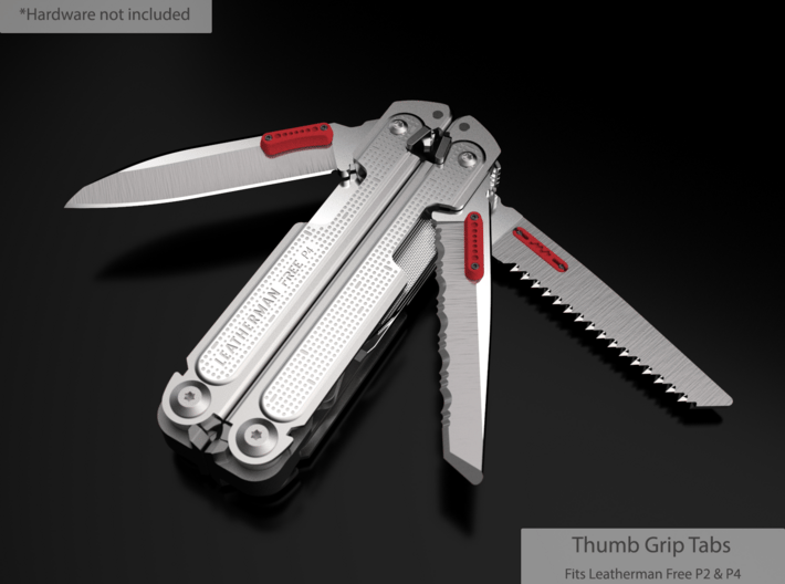 Thumb Tabs for Leatherman FREE P4 3d printed