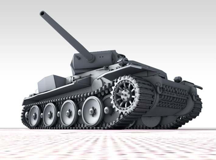1/160 (N) Pz.Kpfw VI VK36.01 (H) Gerät 725 Tank 3d printed 3d render showing product detail