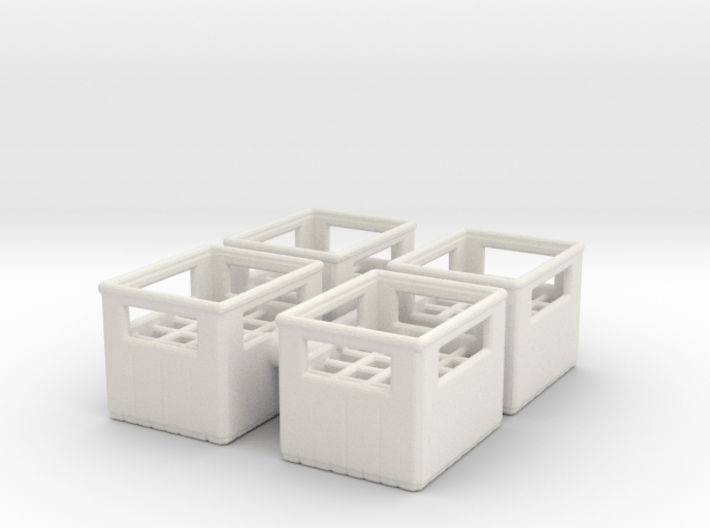 Bottle Crate (4 pieces) 1/35 3d printed 