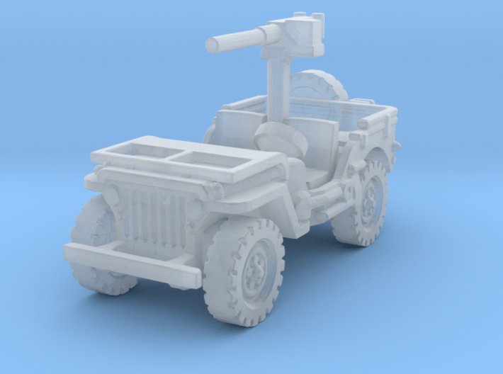 Jeep Willys 50 cal (window down) 1/120 3d printed