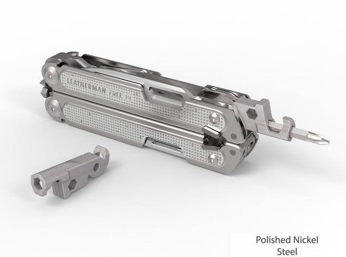 4mm Bit Holder Mod for Leatherman FREE P4 & P2 3d printed Tool and bits not included