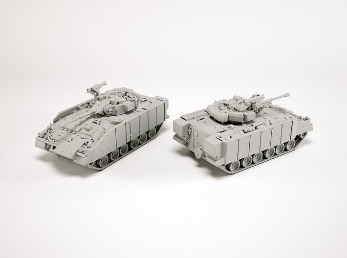 FV510 Warrior IFV Scale: 1:200 3d printed