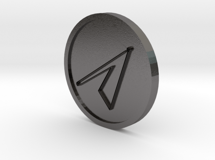 Graphiel Intelligence of Mars Coin 3d printed 