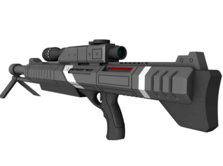 Mass Effect - 1:12 scale - M98 (Black) Widow 3d printed 