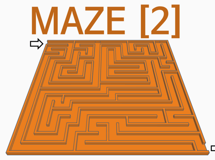 [1DAY_1CAD] MAZE [2] 3d printed