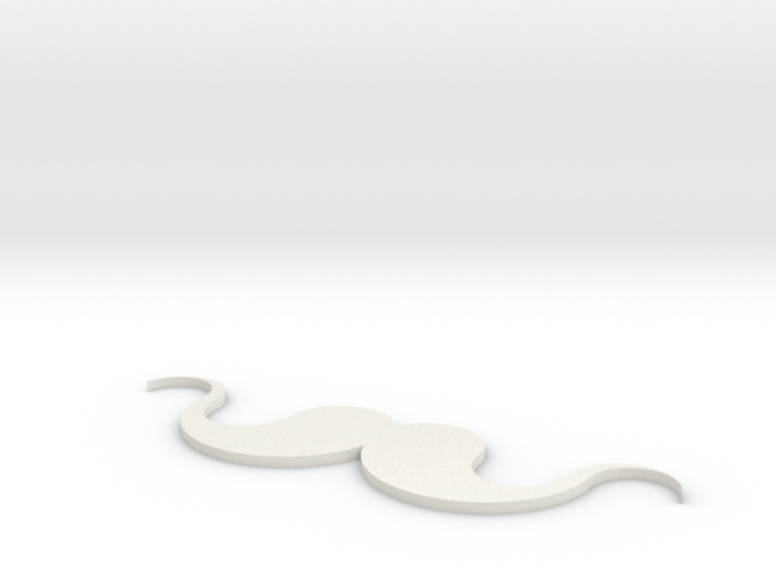 [1DAY_1CAD] MUSTACHE_type3 3d printed 