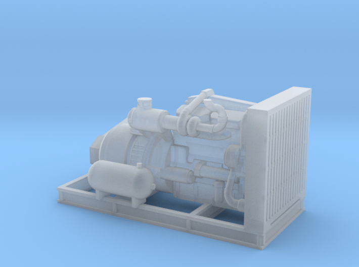 1/87th Engine For Thunderbird swing yarder 3d printed 